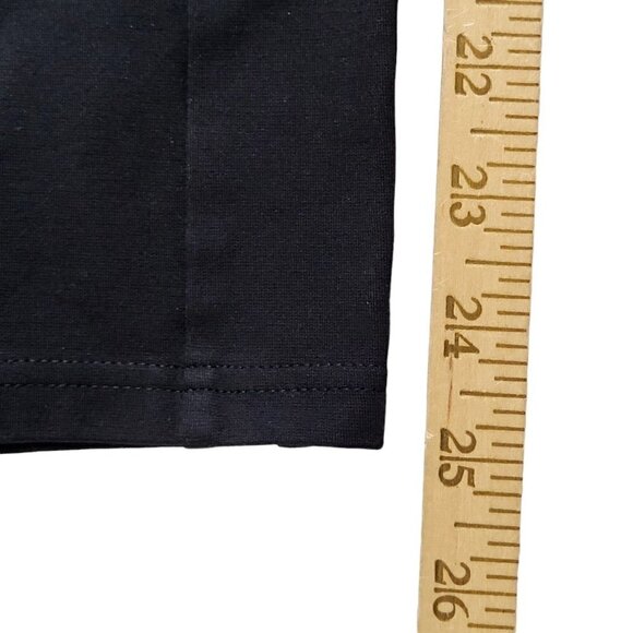 Ann Taylor Capri Leggings Size M 29X25 Ponte Zipper Pockets Elastic Waist - Picture 9 of 12